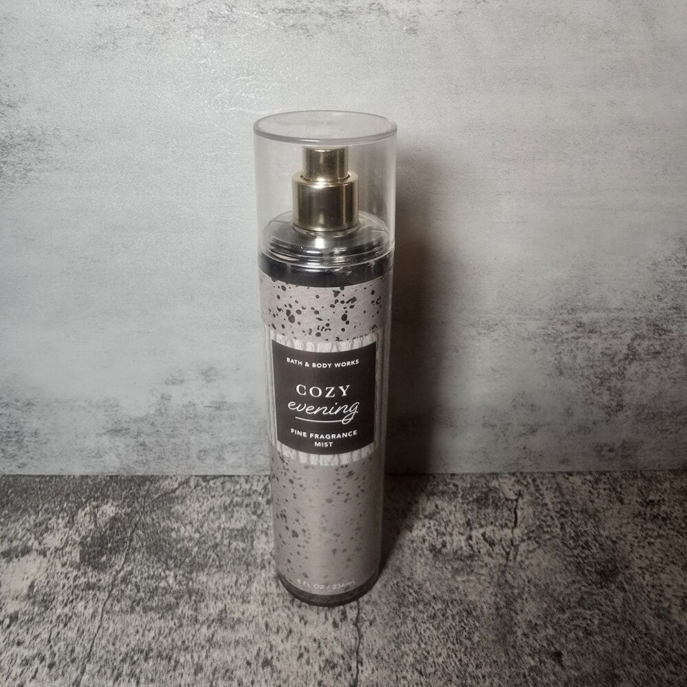 Bath & Body Works Cozy Evening Fine Fragrance Mist Spray 8 oz New